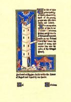 An award scroll